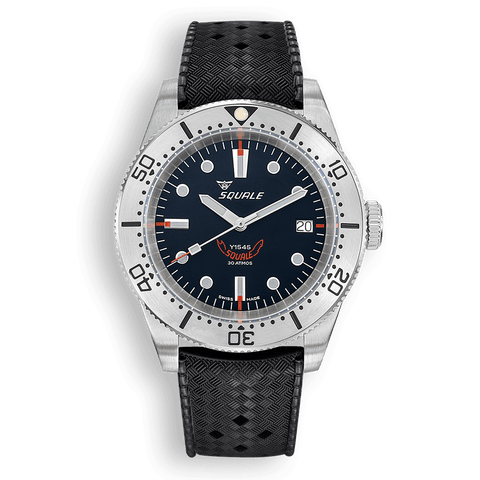 SQUALE 1545 STEEL BLACK RUBBER 1545SSBK.HT