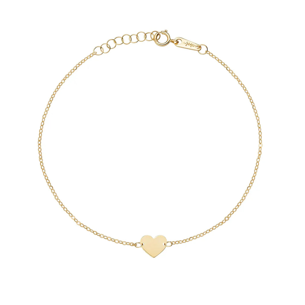 AMEN AU9BRCUG3 Bracciale Cuore Oro 9kt