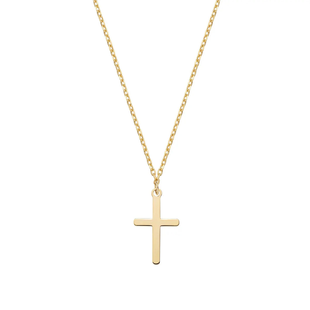 AMEN AU9CLCRG3 Collana Croce Oro 9kt