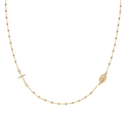 AMEN AU9CRO18G3 Collana Rosario Girocollo Oro 9kt