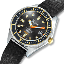 Carica l'immagine nel visualizzatore di Gallery, SQUALE Matic S Two-Tone Mosaic Rubber REF. MATICGBKBK.MRBK - Barresi Preziosi Concept_Store Cremona
