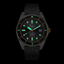 Carica l'immagine nel visualizzatore di Gallery, SQUALE Matic S Two-Tone Mosaic Rubber REF. MATICGBKBK.MRBK - Barresi Preziosi Concept_Store Cremona