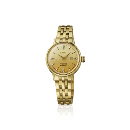 SEIKO PRESAGE SRE018J1 AUTOMATICO DONNA COCKTAIL TIME FULL DOREE 4 DIAM. 30,3 MM