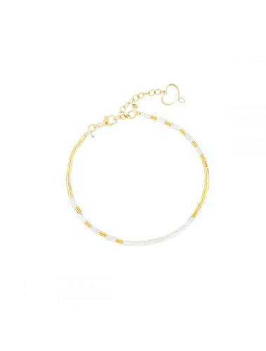 MAMAN ET SOPHIE BRMAFAB BRACCIALE MIA AFRICA AULITE BIANCA