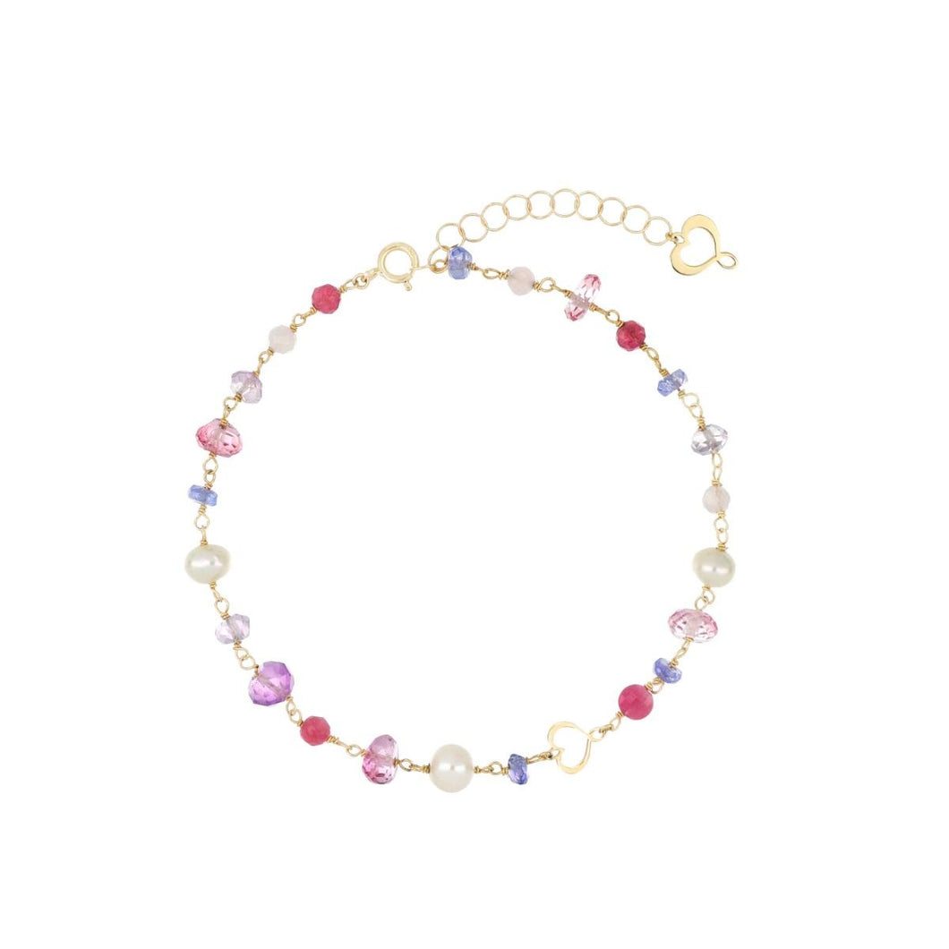 MAMAN ET SOPHIE BRNUVCRRO BRACCIALE 18KT NUVOLE ROSA