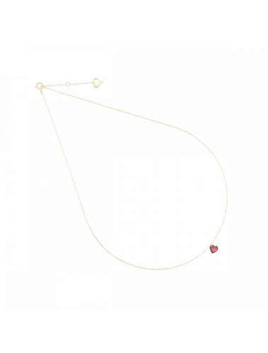 MAMAN ET SOPHIE GCCUNGR GIROCOLLO 18KT CUORE ROSSO