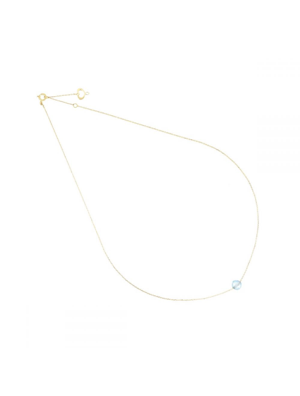 MAMAN ET SOPHIE GCSSO1TA GIROCOLLO TOPAZIO AZZURRO 18KT