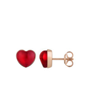 Carica l'immagine nel visualizzatore di Gallery, MIMI Orecchini Zabette Cuori di Madreperla color rosso O22VZKDCR - Barresi Preziosi Concept_Store Cremona