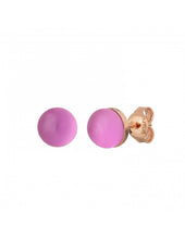 Carica l'immagine nel visualizzatore di Gallery, MIMI Orecchini Zabette in oro rosa 9k, doppiette di madreperla color rosa O21VZKDRO - Barresi Preziosi Concept_Store Cremona