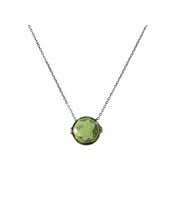 Carica l'immagine nel visualizzatore di Gallery, MIMI Pendente Zabette 18k, peridoto P24VZRPRD-42