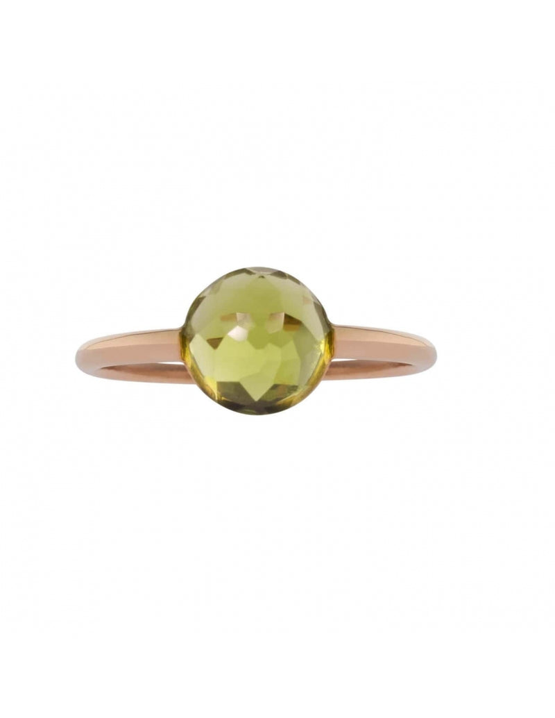 MIMI Anello Zabette in oro rosa 18K, peridoto briolettato A24VZRPRD-54