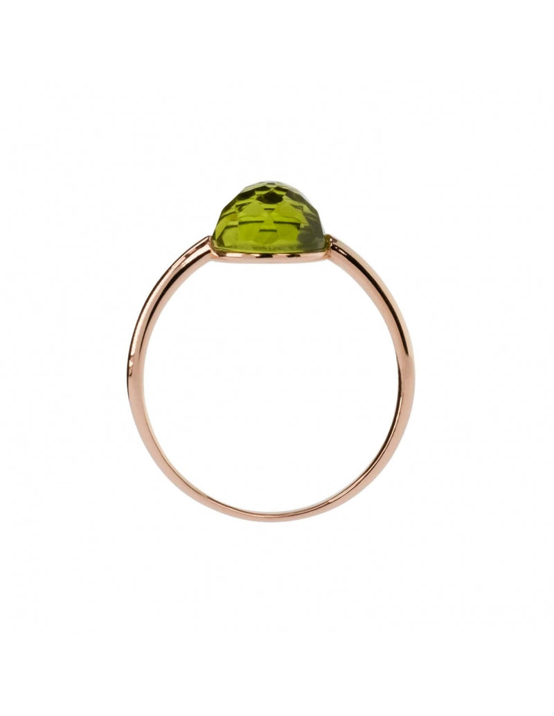 MIMI Anello Zabette in oro rosa 18K, peridoto briolettato A24VZRPRD-54