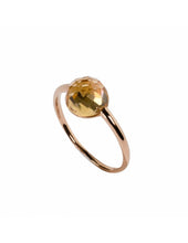 Carica l'immagine nel visualizzatore di Gallery, MIMI Anello Zabette in oro rosa 18K, quarzo citrino briolettato A24VZRCTR-54 - Barresi Preziosi Concept_Store Cremona