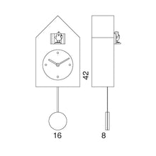 Carica l'immagine nel visualizzatore di Gallery, PROGETTI LIFE  OROLOGIO DA PARETE 024870RO FREEBIRD PUNK ROSSO