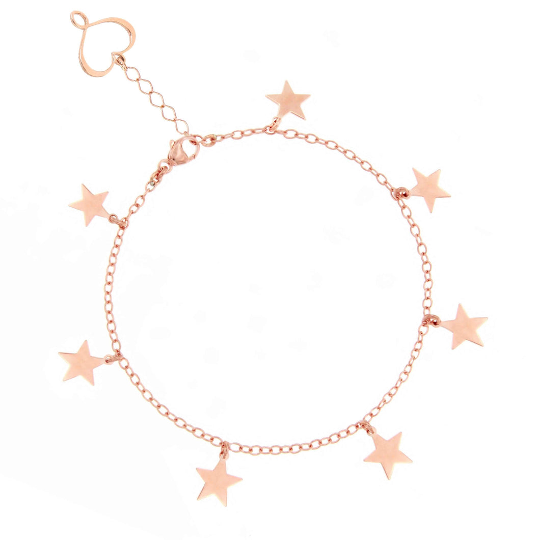 MAMAN ET SOPHIE BR00317 BRACCIALE CUORI, STELLE, QUADRIFOGLI
