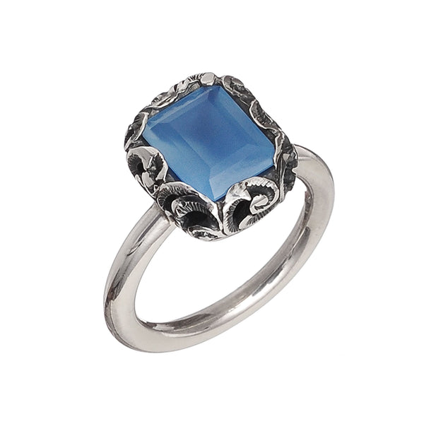 MARIA E LUISA ANELLO AA0028/V2 TOPAZIO AZZURRO