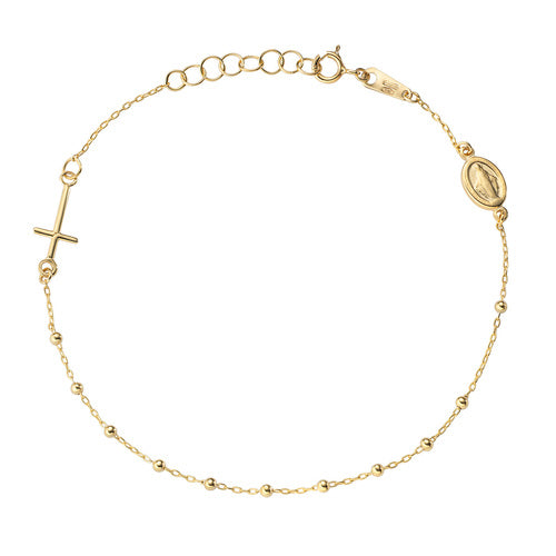 AMEN ORO 9 KT BRACCIALE AU9BRO18G3 ROSARIO