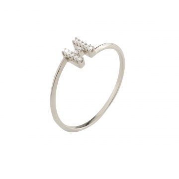 REBECCA LUX ANELLO GRLABM63 NAME M ORO E DIAMANTI
