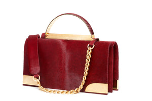 BARRESI MILANO Borsa Jasmine in Cavallino Rosso