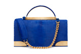 BARRESI MILANO Borsa Jasmine in Cavallino Blu