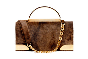 BARRESI MILANO Borsa Jasmine in Cavallino Marrone