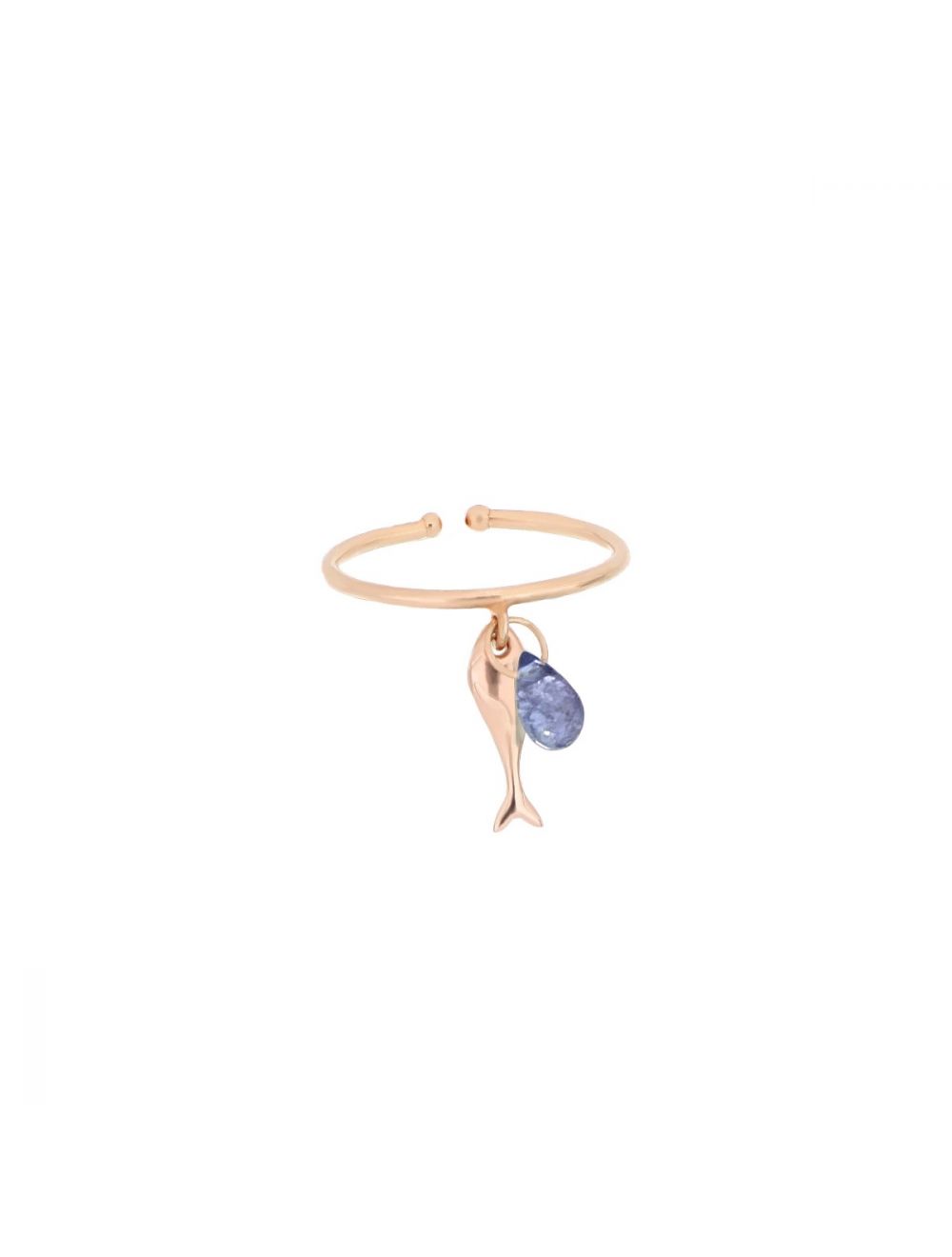 MAMAN ET SOPHIE AURUM ANALC1M ANELLO ORO ALICE CON ACQUAMARINA