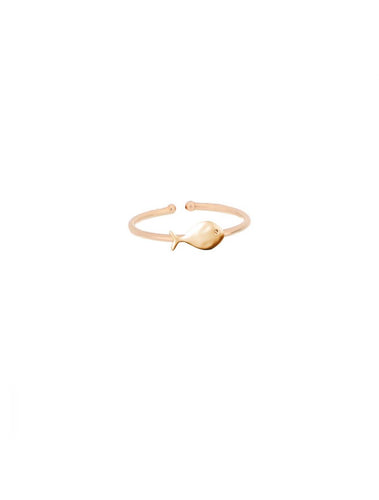 MAMAN ET SOPHIE AURUM ANALCM ALICE ANELLO ORO ROSA