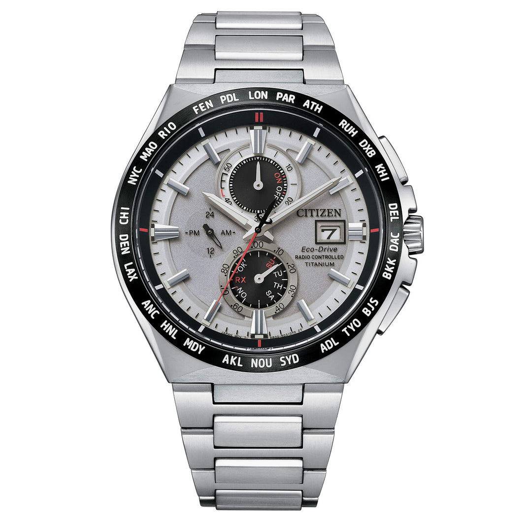 CITIZEN AT8234-85A AT8 SUPER TITANIO RADIOCONTROLLATO