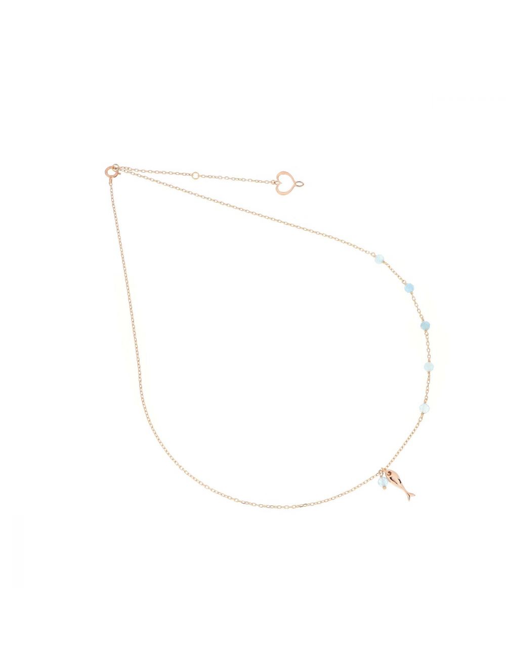 MAMAN ET SOPHIE AURUM GCALC6 GIROCOLLO ALICE CON 6 ACQUAMARINE