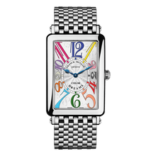 Carica l&#39;immagine nel visualizzatore di Gallery, FRANCK MULLER LONG ISLAND 952 QZ O COL DRM ACCIAIO BIANCO