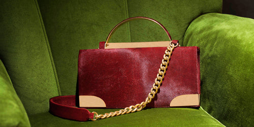BARRESI MILANO Borsa Jasmine in Cavallino Rosso