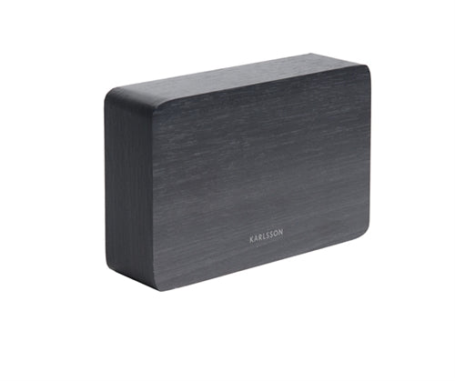 KARLSSON TABLE CLOCK SQUARE NERO